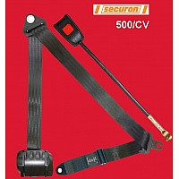 Securon Inertia Reel Front Seat Belt and Anchor  Black (Vertical Reel )  Securon-500/CV