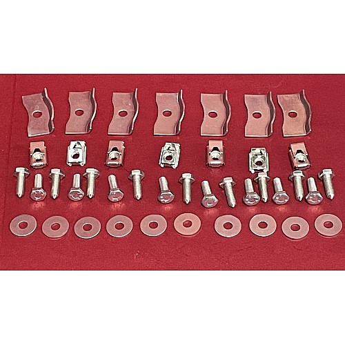 Gearbox tunnel cover fixings kit. Triumph TR4, TR5, TR6, Spitfire. 713569FK.