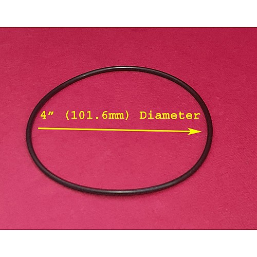 Instrument Seating Rubber O Ring 4 Diameter - AJH5178