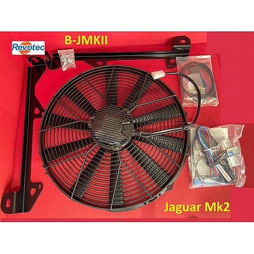 Revotec Cooling Fan Kit - Jaguar Mk2, MKII. B-JMKII