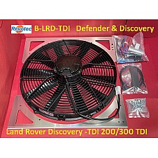 Revotec Cooling Fan Kit - Land Rover Defender / Discovery 200/300 TDI. B-LRD-TDI200/300