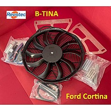 Revotec Cooling Fan Kit - Ford Cortina. B-TINA