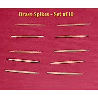 HT Lead Brass Spike Insert - Set of 10 Pcs      IA_Brass Spike
