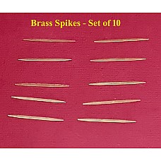 HT Lead Brass Spike Insert - Set of 10 Pcs IA_Brass Spike