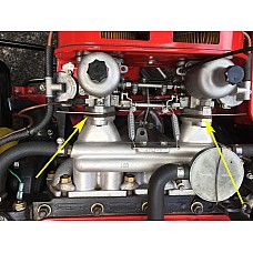 S.U Carburetor Spacer Block or Phenolic Block to suit  HS2 SU Carburettors - Sold as a Pair.  134936-SetA