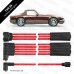 Powerspark Rover V8 HT Leads 8mm Double Silicone  L8-Landy-Red
