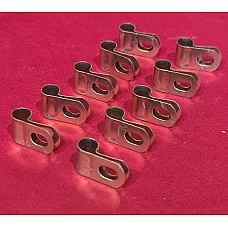P Clip -  Pipe Clip & Clutch & Brake Line Clips  9.5mm Cable Diameter x 7.14mm Mounting Hole (Sold as Set of Ten).   PCR609-SetA