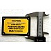 Positive Earth Polarity Warning Plate For Engine Bay    POS1