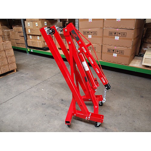 Engine Hoist - 2Ton Folding Shop Crane 2000kgs - Engine Lifter     WT070902F