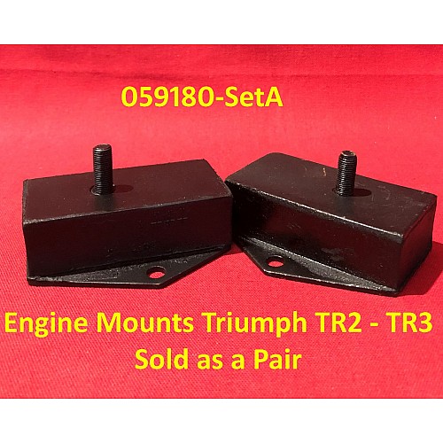 Engine Mounts - Triumph TR2 - TR3 - TR3A  (Sold as a pair)   059180-SetA