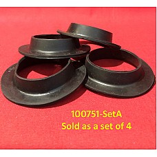 Coil Spring Insulator Collar  - Front - Rubber  (Sold as a set of Four)   100751-SetA