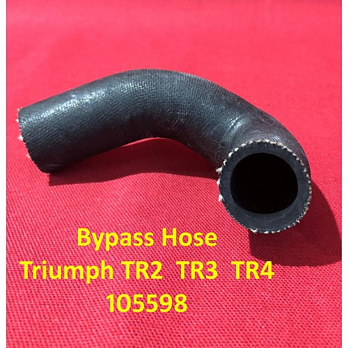 Water Hose - Bypass Hose - Triumph TR2  TR3  TR4 TR4a 105598