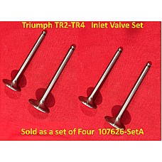 Triumph TR2-TR4   Inlet Valve Set  - Sold as a set of Four  107626-SetA
