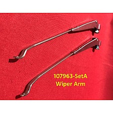 Wiper Arm - Left Crank 5.2mm Bayonet with Wedge Lock Triumph TR2-TR3 107963-SetA
