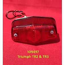 Stop and Number Plate Lamp Triumph TR2 - TR3  109497