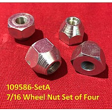Wheel Nut 7/16 UNF -  Triumph  (Sold as a set of Four)   109586-SetA