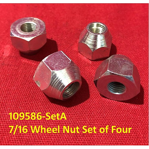 Wheel Nut 7/16 UNF -  Triumph  (Sold as a set of Four)   109586-SetA