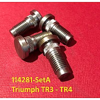 Stud - Front Hub - Wire Wheel Adaptor -  Triumph  TR3 - TR4   (Sold as a set of 4)  114281-SetA