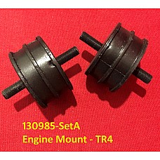 Engine Mounting - Front - Round Type - Triumph TR4   (sold as a pair)   130985-SetA 