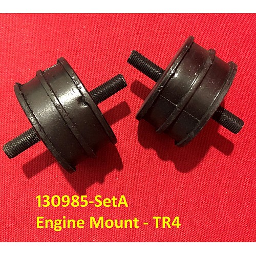 Engine Mounting - Front - Round Type - Triumph TR4   (sold as a pair)   130985-SetA