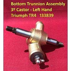 Bottom Trunnion Assembly - 3º Castor - Left Hand  Triumph TR4   133839