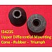 Upper Differential Mounting - Cone - Rubber -  Triumph Stag 2000  2.5  TR4a- TR6  (Sold as a pair) 134235-SetA