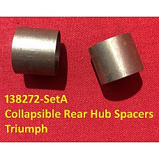 Spacer - Rear Hub Collapsible Spacer -  Triumph   (Sold as a Pair)  138272-SetA
