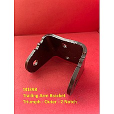 Support Bracket Trailing Arm  - Outer - 2 Notch  Triumph TR4a - TR6   141398