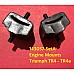Engine Mounting - Front - Rectangular type   Triumph TR4-TR4a  Sold as a Pair  143057-SetA