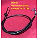 Accelerator Cable - Triumph TR5 - TR6 up to 1973   CP Models    149005