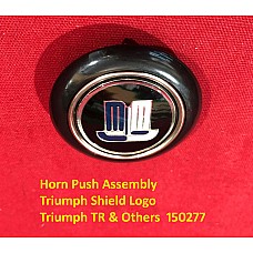 Horn Push Assembly  - Triumph Shield Logo - Triumph TR Herald Spitfire & Others  150277