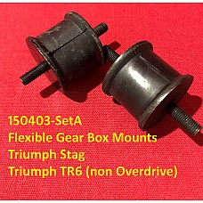 Gearbox Mounting - Flexible - Triumph Stag - Triumph TR6 1973-1976  (Sold as a Pair)  150403-SetA