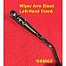 Wiper Arm Black Finish Left Crank 7.2mm Bayonet with Push On 14.8mm Spline - 159686
