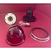 L594 Lucas Red Lens Lamp Unit - BEEHIVE Lens complete with Bulb    1B9101