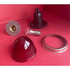 Lucas L594 Red Lens Lamp Unit - BEEHIVE Lens complete with Bulb    1B9101