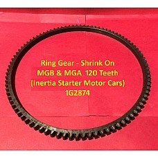 Flywheel Ring Gear - Shrink On - MGB & MGA  (Inertia Starter Motor Cars)   1G2874