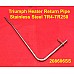 Triumph Heater Return Pipe - Stainless Steel TR4-TR250 - 208606SS