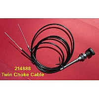 Choke Cable - Pictorial Type Knob - Dual Cable Assembly - Triumph  214888