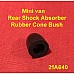 Mini van, rear shock absorber rubber cone bush. 21A640.