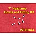 7" Headlamp Bowls and Fitting Kit - Twin Units    27H8264X