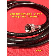 Speedometer Cable  84 Inch Triumph TR2 - TR5 RHD - 504611