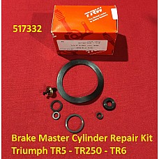 Brake Master Cylinder Repair Kit - Triumph TR5 - TR6  Complete     517332