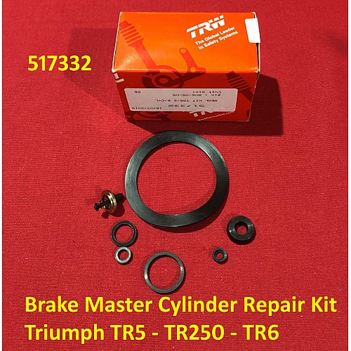 Brake Master Cylinder Repair Kit - Triumph TR5 - TR6  Complete     517332