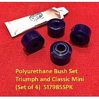 Polyurethane Bush Set - Triumph and Classic Mini Applications - (Set of Four)   517985SPK  