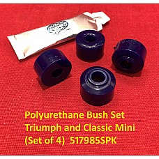 Polyurethane Bush Set - Triumph and Classic Mini Applications - (Set of Four)   517985SPK  