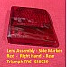 Lens Assembly - Side Marker Red  Right Hand Rear - Triumph TR6   518039