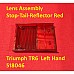 Lens Assembly - Stop-Tail-Reflector Red  Triumph TR6  Left Hand     518046