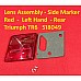 Lens Assembly - Side Marker Red  Left Hand Rear - Triumph TR6   518049