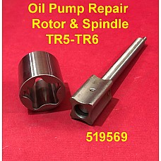Oil Pump Repair Kit Rotor & Spindle Triumph TR5-TR6 - 519569