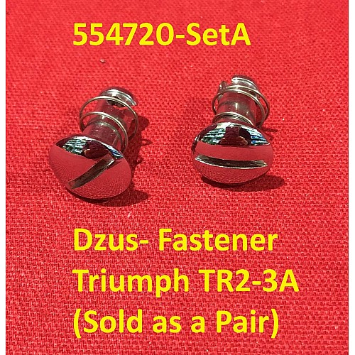 Dzus- Fastener Triumph TR2-3A Windscreen and Frame  (Sold as a Pair)    554720-SetA